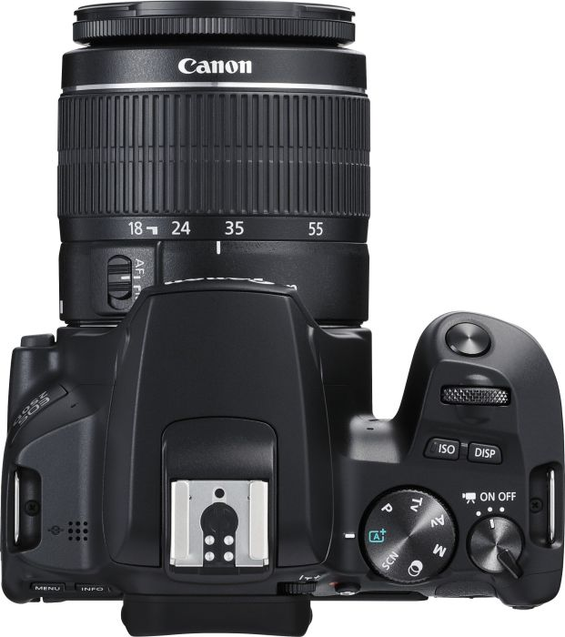 CANON EOS 250D Spiegelreflexkamera mit Objektiv EF-S 18-55mm 4.0-5.6 IS STM, schwarz (3454C002)