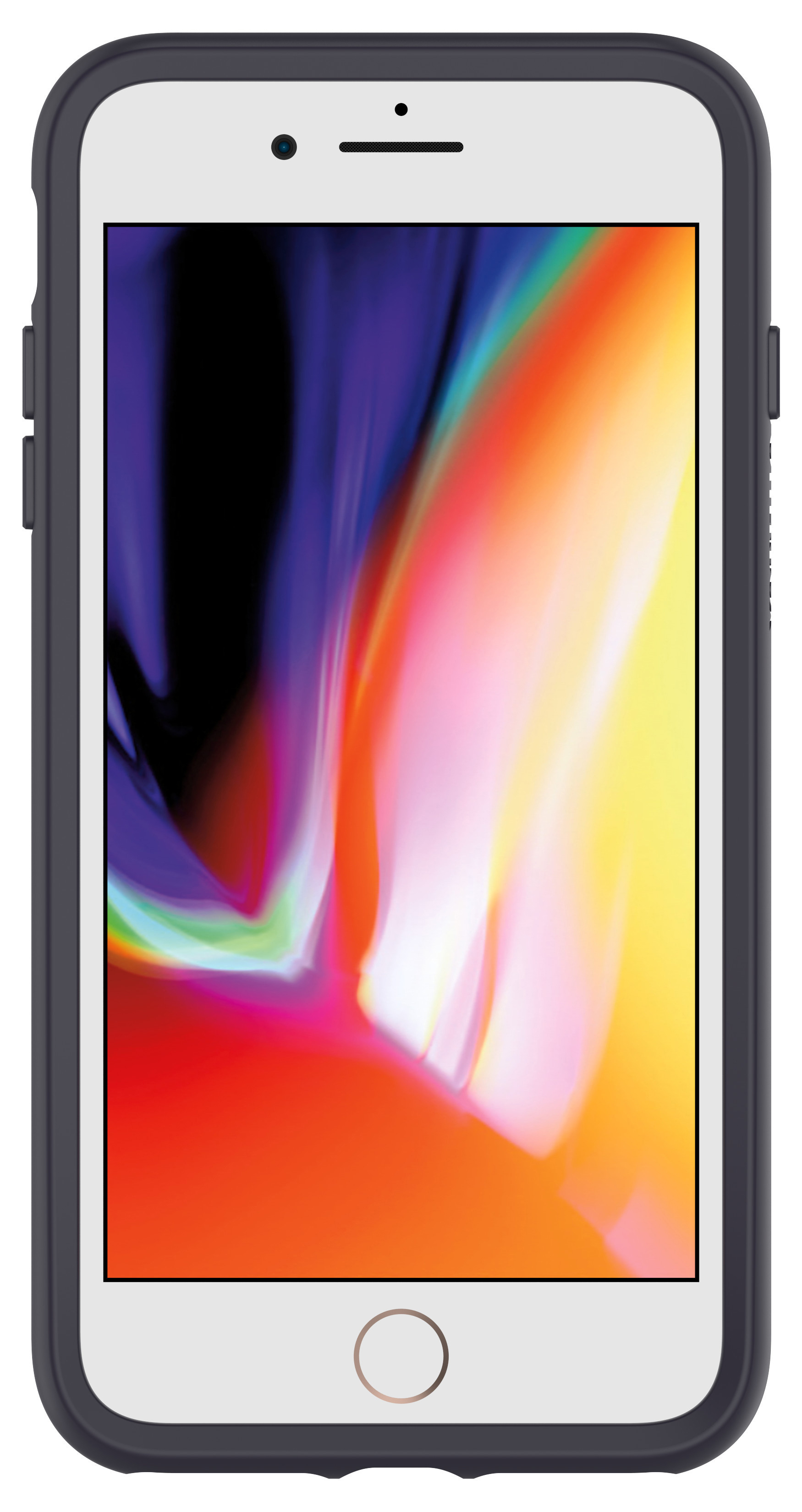OTTERBOX Slim + Glas, Backcover, Apple, iPhone 7 Plus, iPhone 8 Plus, Schwarz