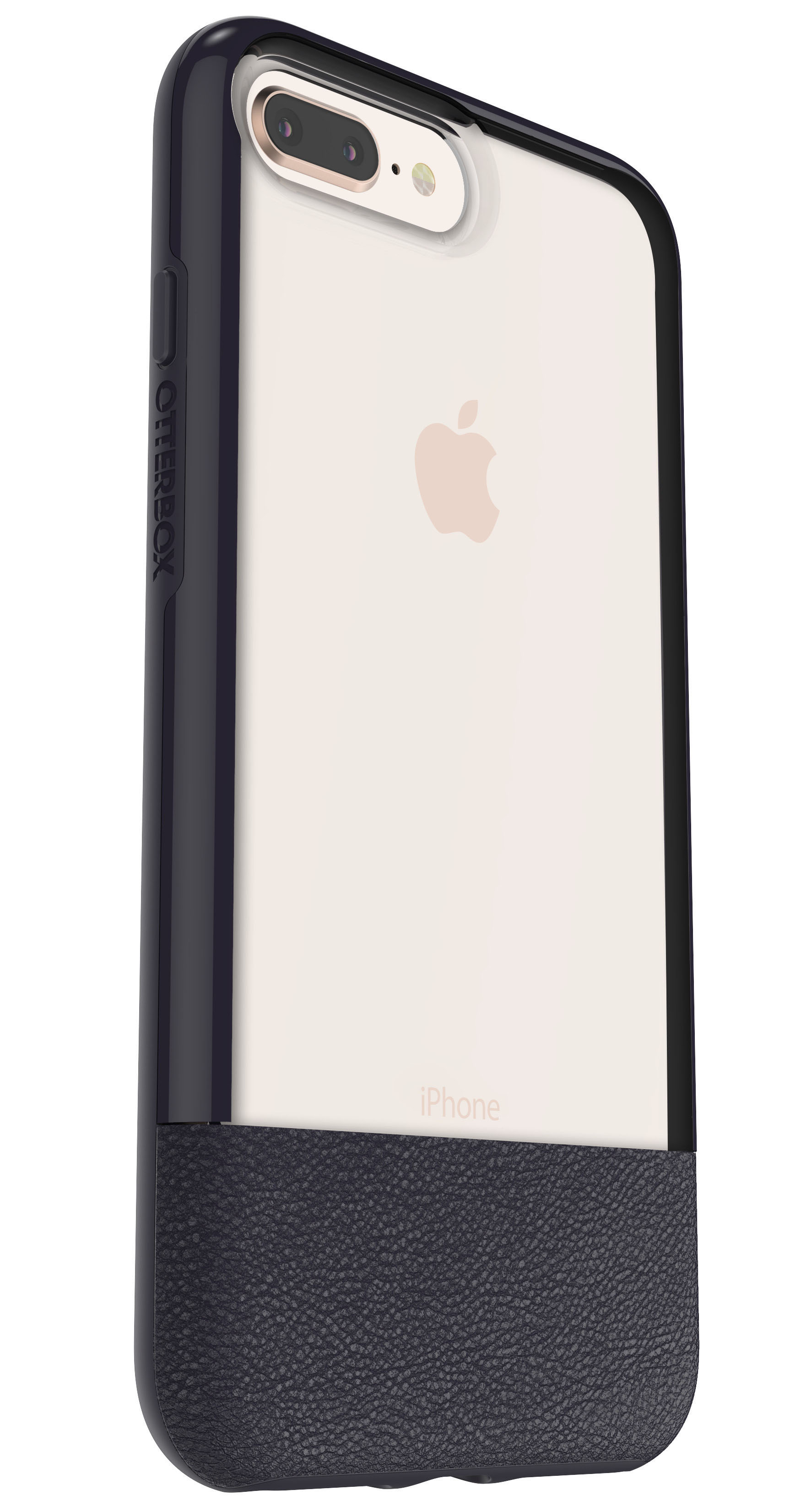 OTTERBOX Slim + Glas, Backcover, Apple, iPhone 7 Plus, iPhone 8 Plus, Schwarz
