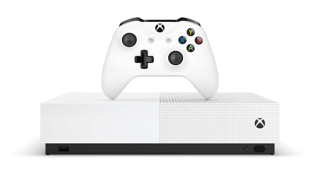MICROSOFT Xbox One S 1TB - All Digital Edition [Konsole ohne optisches Laufwerk]