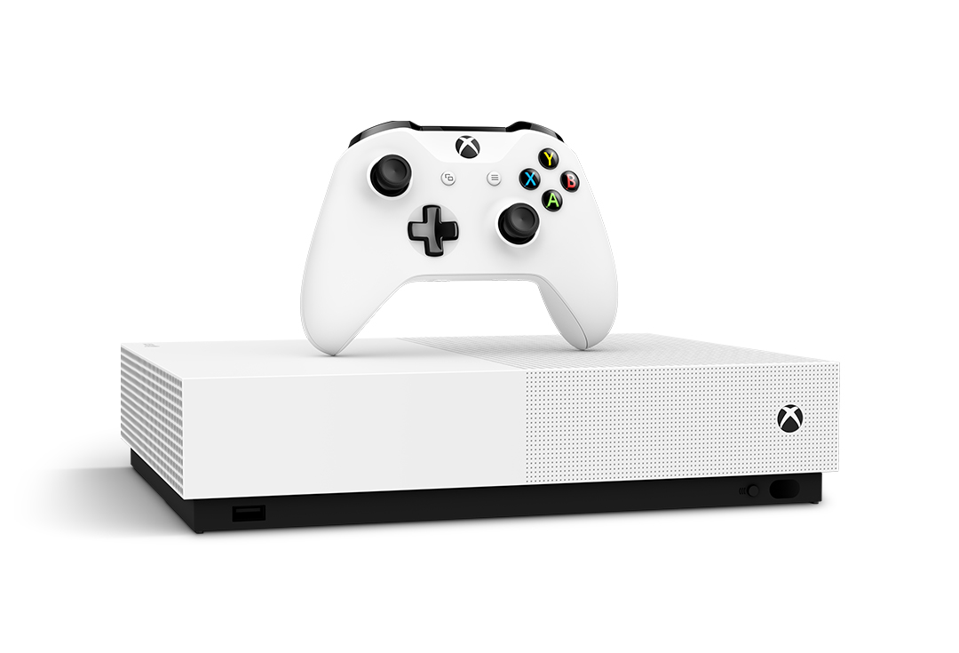 MICROSOFT Xbox One S 1TB - All Digital Edition [Konsole ohne optisches Laufwerk]