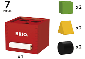 BRIO Rote Sortier-Box Spielset Mehrfarbig