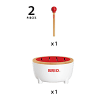 BRIO Trommel Musikinstrument, Mehrfarbig