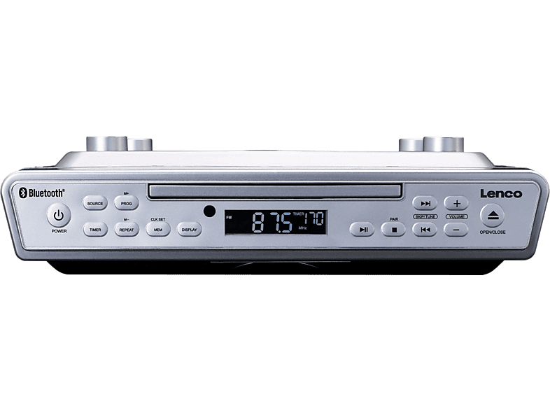 LENCO Keukenradio CD FM Bluetooth Zilver (KCR-150SI)