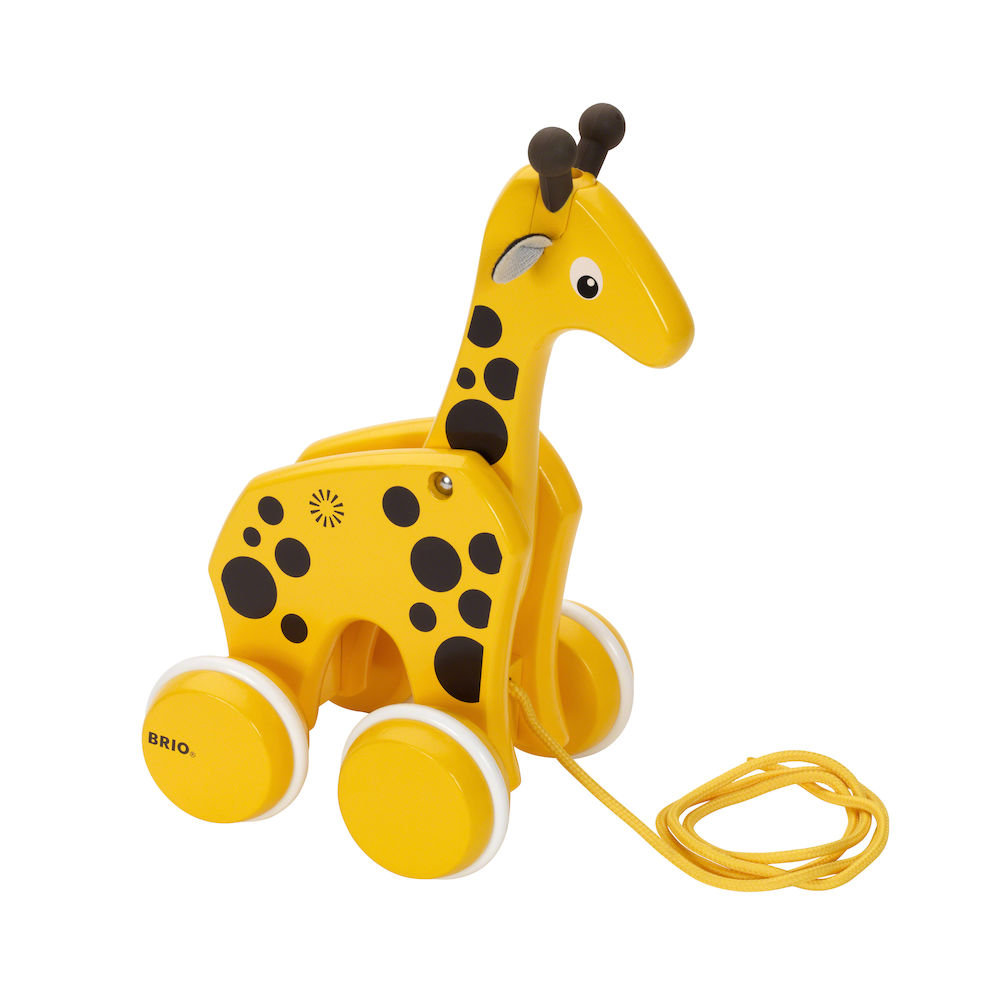 BRIO Nachzieh-Giraffe Nachziehspielzeug Mehrfarbig