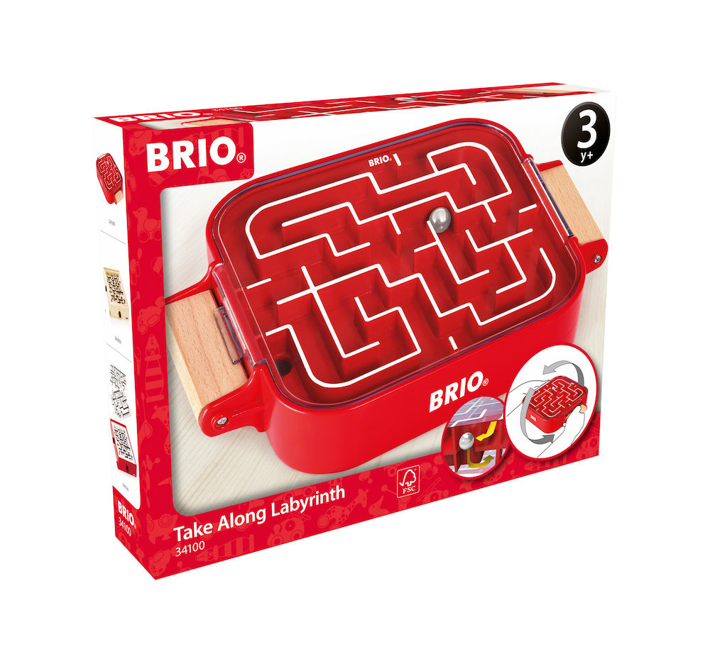 BRIO Mitnehm-Labyrinth Lernspielzeug Mehrfarbig