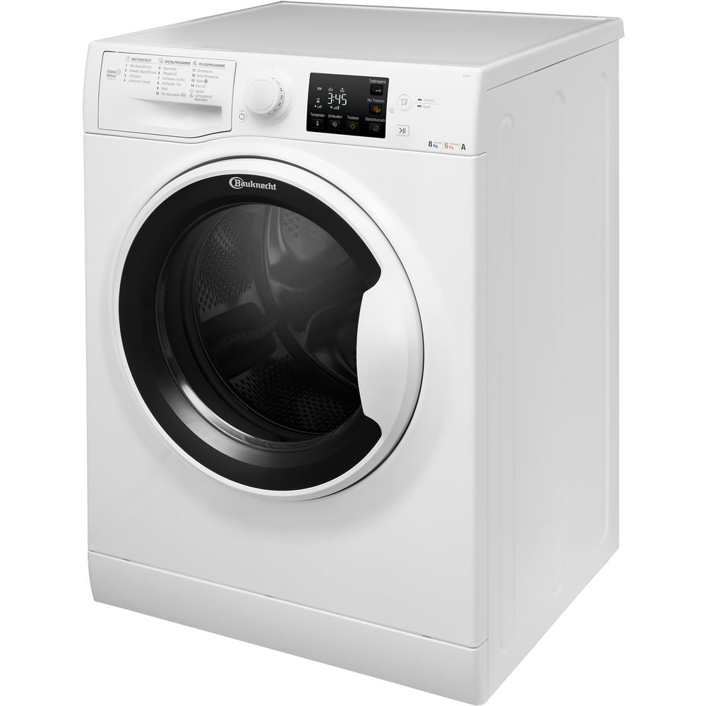 BAUKNECHT Waschtrockner WT 86G4 DE (8 kg, 1400 U/Min.)