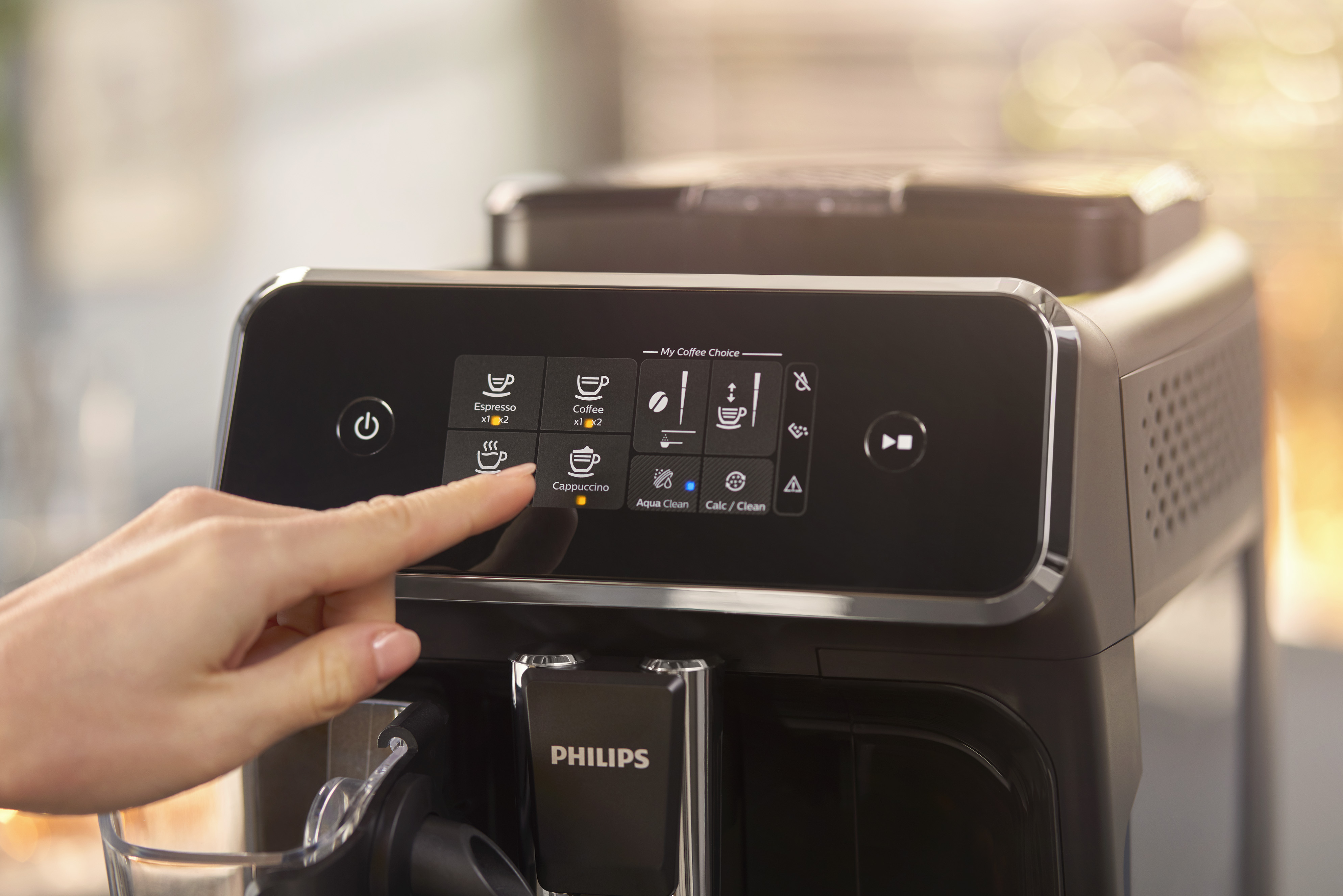 PHILIPS EP2231/40 Serie 2200 Latte GO Kaffeevollautomat (Matt Schwarz, Keramikmahlwerk, 15 bar, integrierter Milchbehälter)