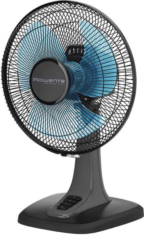 Hélice 3 Pales Bleue 25cm Pour Ventilateur Rowenta Essential VU2110 - Pièce De Rechange Neuve