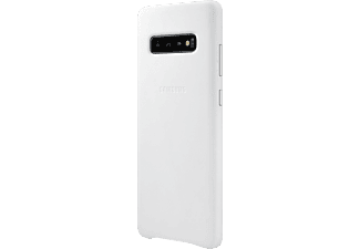 SAMSUNG Galaxy S10 Plus Leather Cover Wit