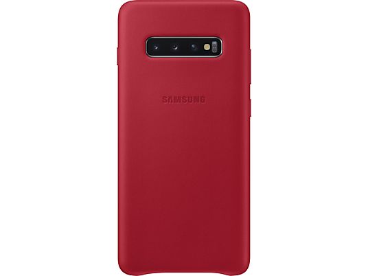 SAMSUNG Galaxy S10 Plus Leather Cover Rood