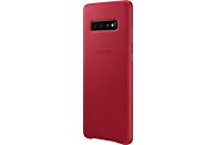 SAMSUNG Galaxy S10 Plus Leather Cover Rood