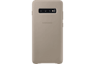SAMSUNG Galaxy S10 Plus Leather Cover Grijs