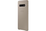 SAMSUNG Galaxy S10 Plus Leather Cover Grijs