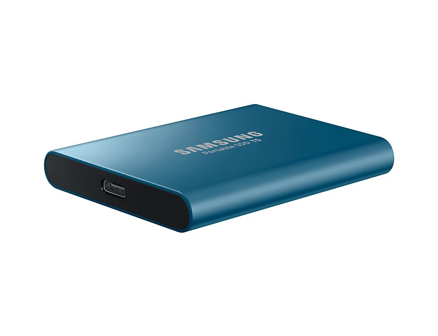 500 SSD T5 Blau Portable Festplatte, SAMSUNG SSD, extern, GB