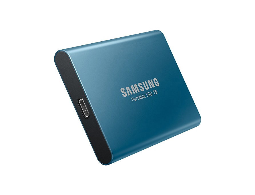 SAMSUNG Portable SSD T5 Festplatte, 500 GB SSD, extern, Blau
