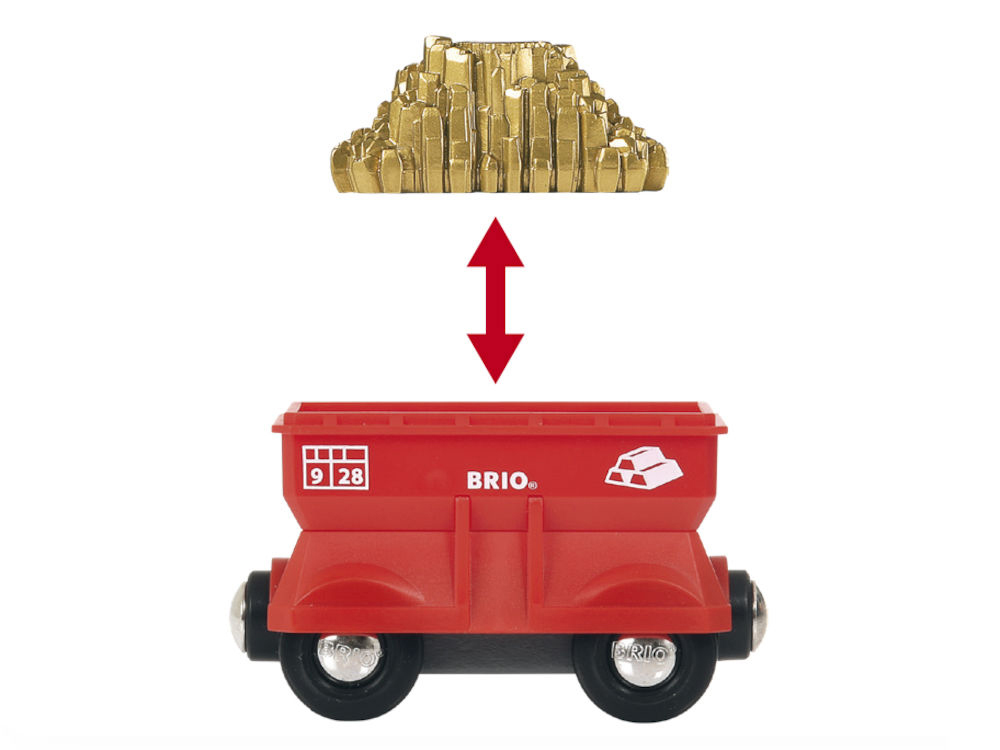 BRIO Grosse Goldmine mit Sound-Tunnel Spielset Mehrfarbig
