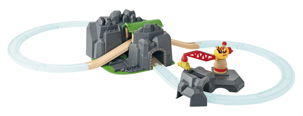 BRIO Grosse Goldmine mit Sound-Tunnel Spielset Mehrfarbig