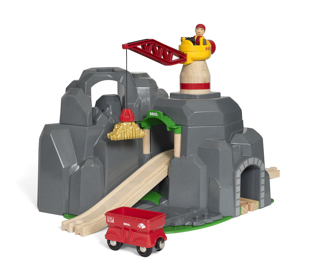 BRIO Grosse Goldmine mit Sound-Tunnel Spielset Mehrfarbig
