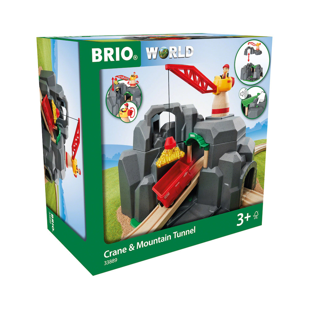 BRIO Grosse Goldmine mit Sound-Tunnel Spielset Mehrfarbig
