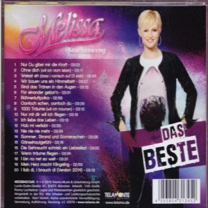CD-Cover. Blonde Frau mit Albumtitel und Titelliste. Das Beste bedeutet Das Beste.