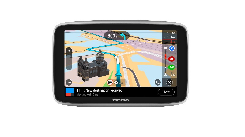GPS - TomTom GO PREMIUM, 5",  Mapa Mundial, Bluetooth, Negro