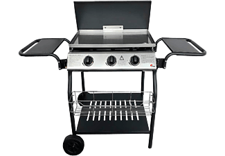 OHMEX BBQ-3038TRSS - Barbecue a gas (Nero/Grigio)