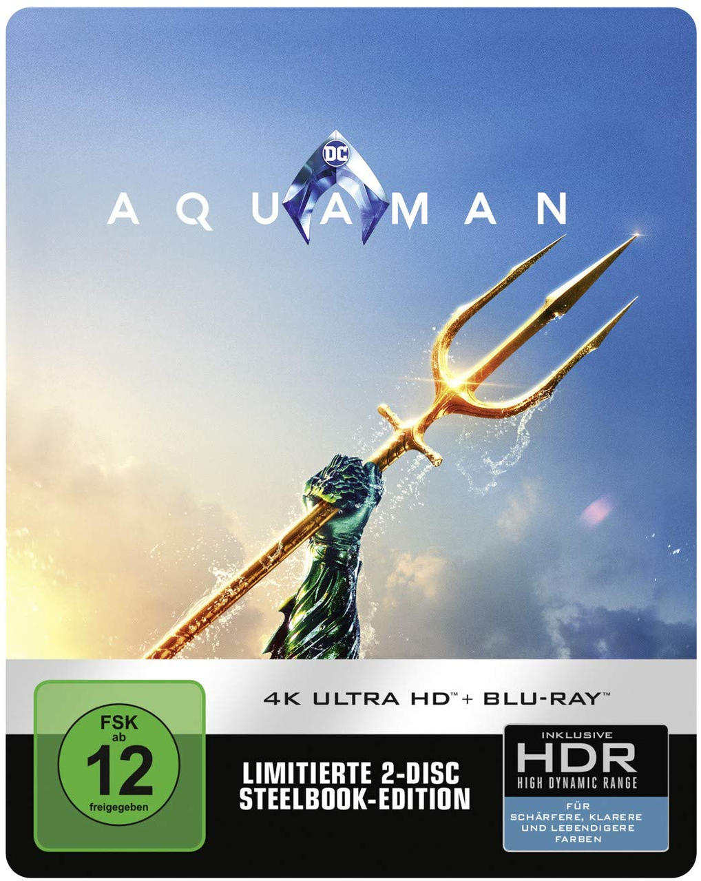 Aquaman (Exklusives Steelbook) 4K Ultra HD Blu-ray + Blu-ray