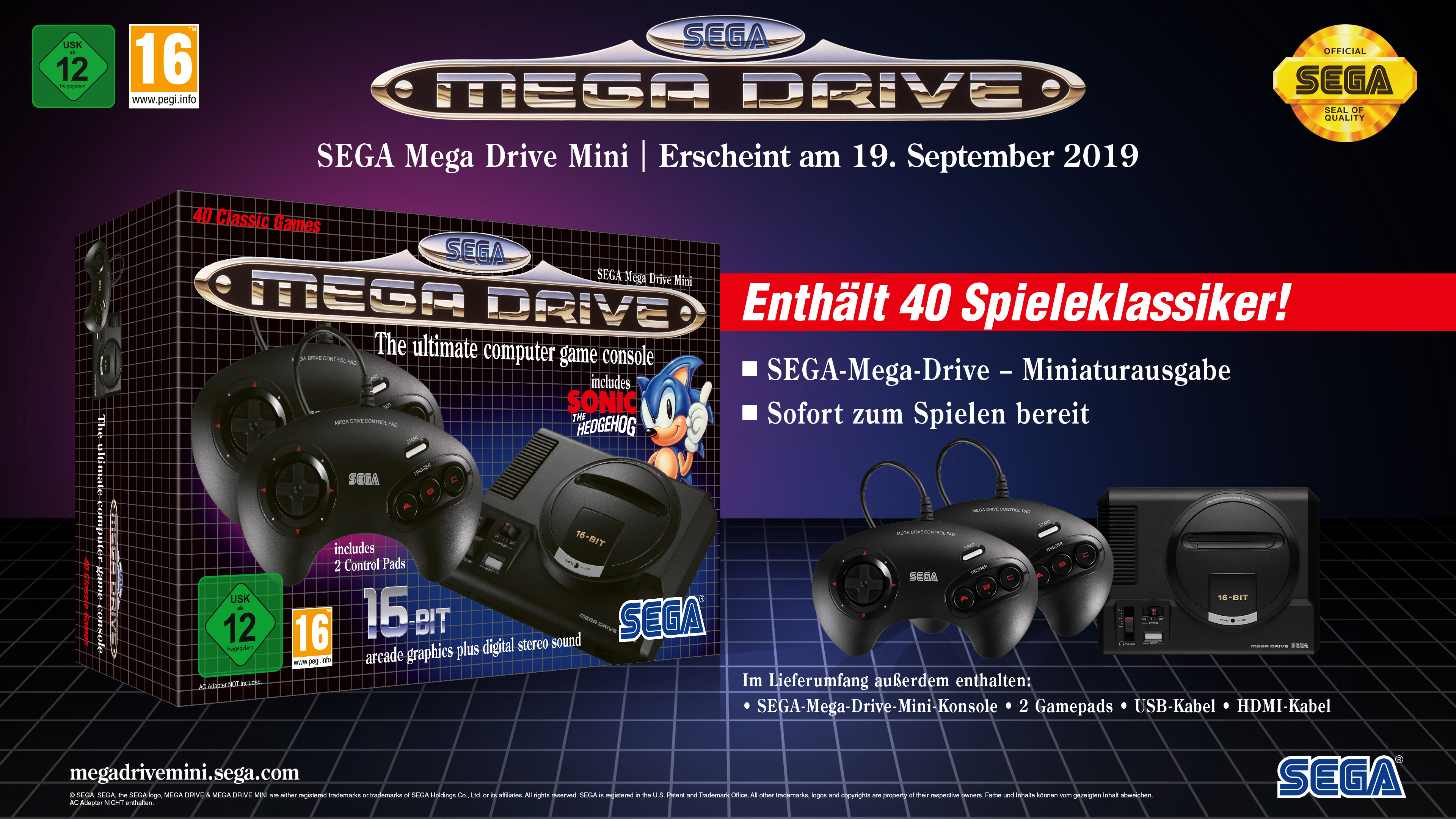 ATLUS Sega Mega Drive Mini