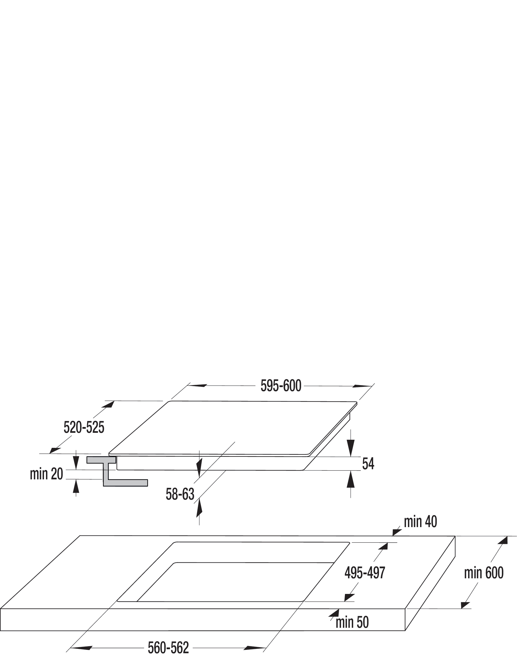 GORENJE PROFISET BOP IN (BOP637E301X+IT640BX), Einbauherdset (Induktionskochfeld, A+, 63 l)