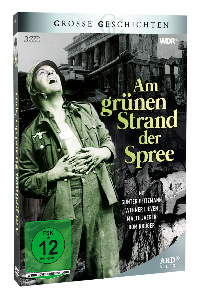 DVD-Cover mit einem Mann in Uniform, der nach oben schaut, einem Panzer und Text auf Deutsch.