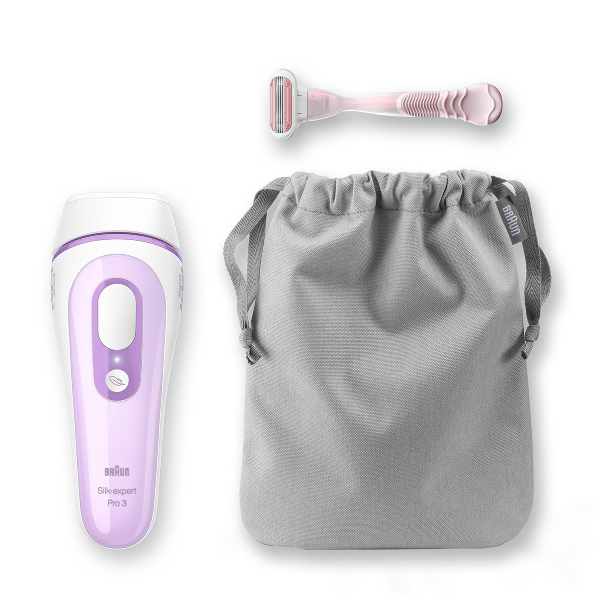 Depiladora IPL - Braun Silk-expert Pro 3 PL3012 + 2 extras: maquinilla Venus y funda de alta calidad