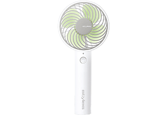 STYLIES Lacerta - Ventilatore a mano (Bianco/Verde)