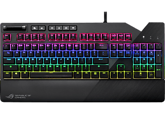 ASUS ASUS ROG Strix Flare - Tastiera gaming - CH Layout - Nero - Tastiera da gioco, 1x USB, QWERTZ, Nero