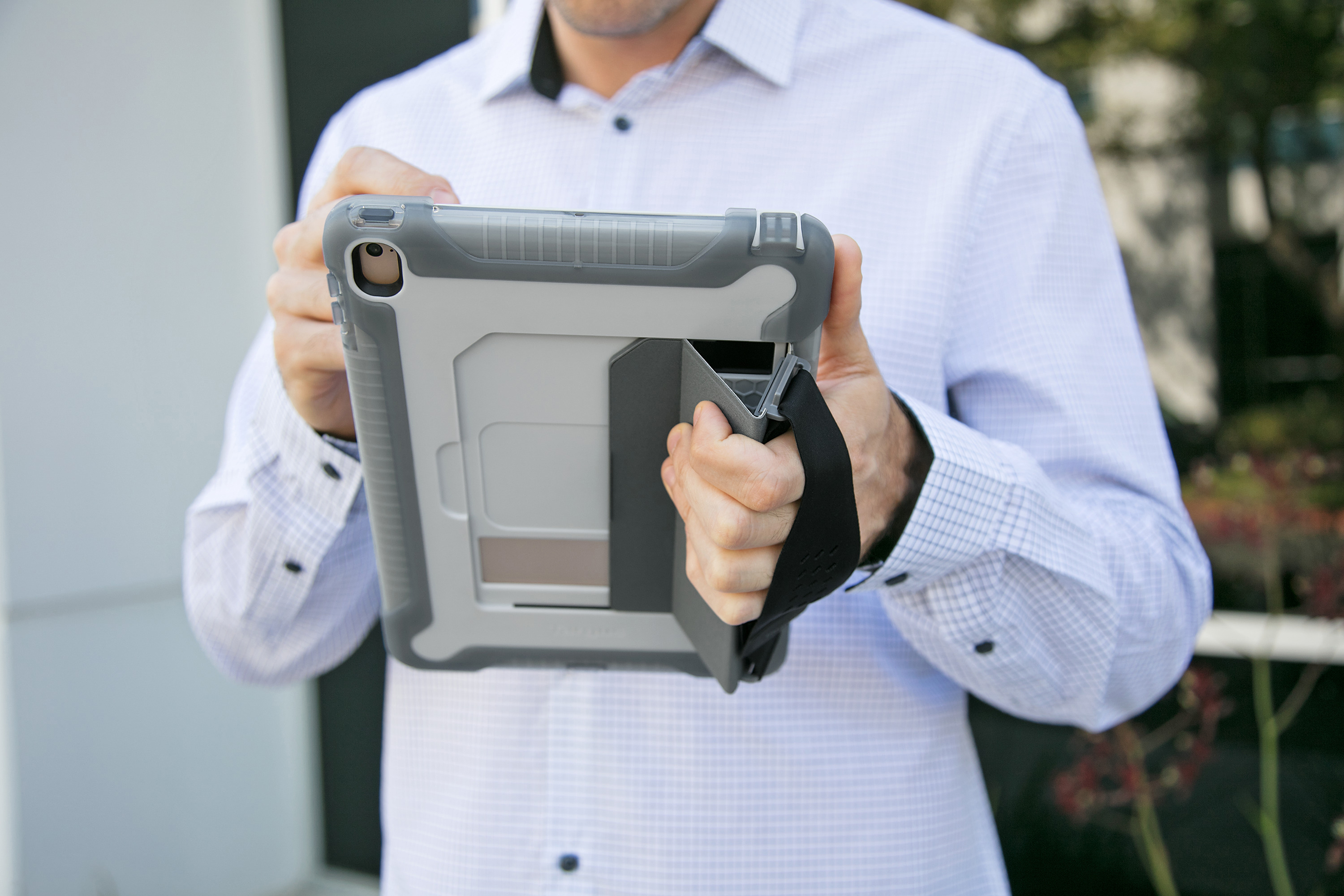 TARGUS SafePort®, Bookcover, Apple, iPad Air, iPad Air 2, iPad Pro, iPad (5. Generation), iPad (6. Generation), Grau