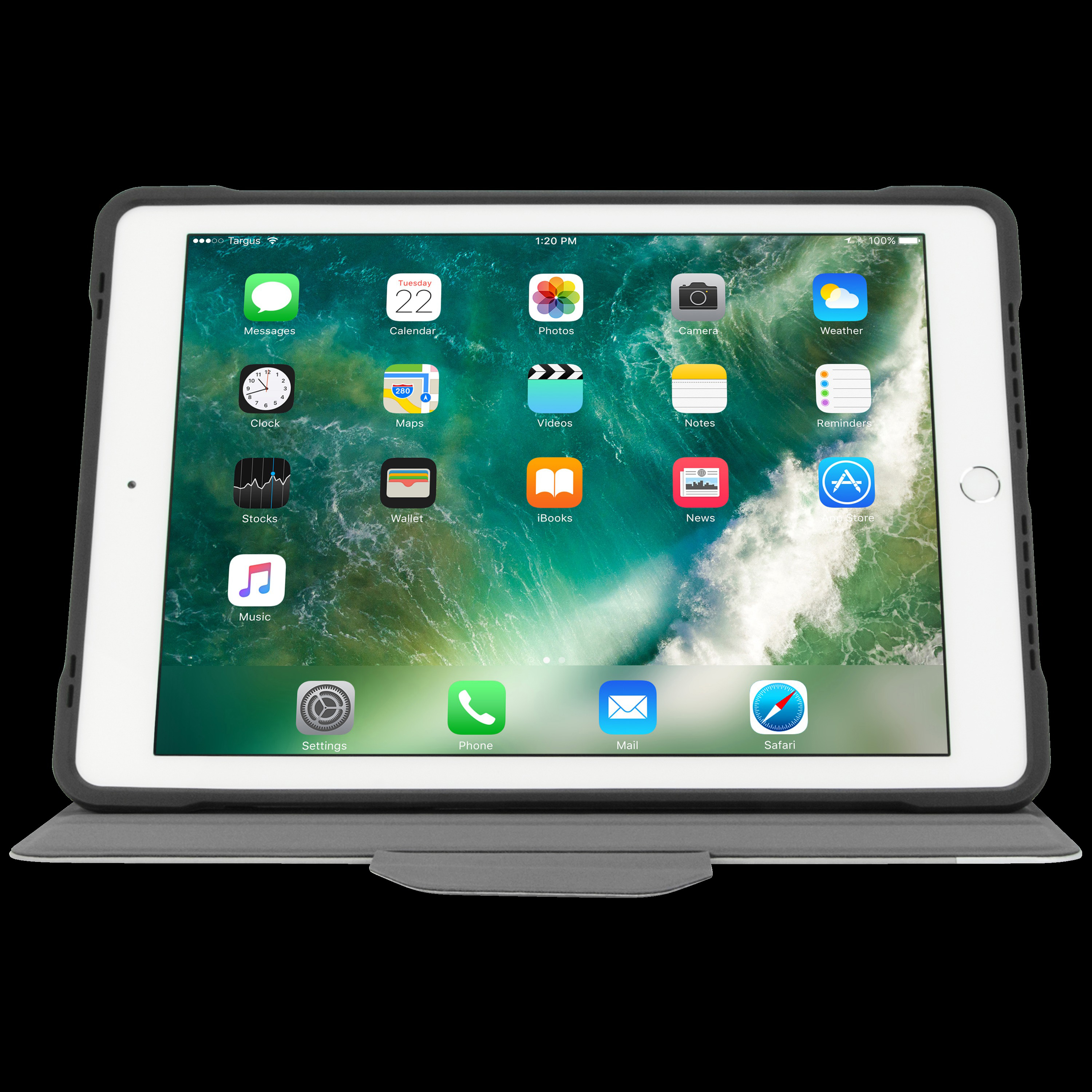 TARGUS Click-In, Bookcover, Apple, iPad Air, iPad Air 2, iPad Pro, iPad (5. Generation), iPad (6. Generation), Silber