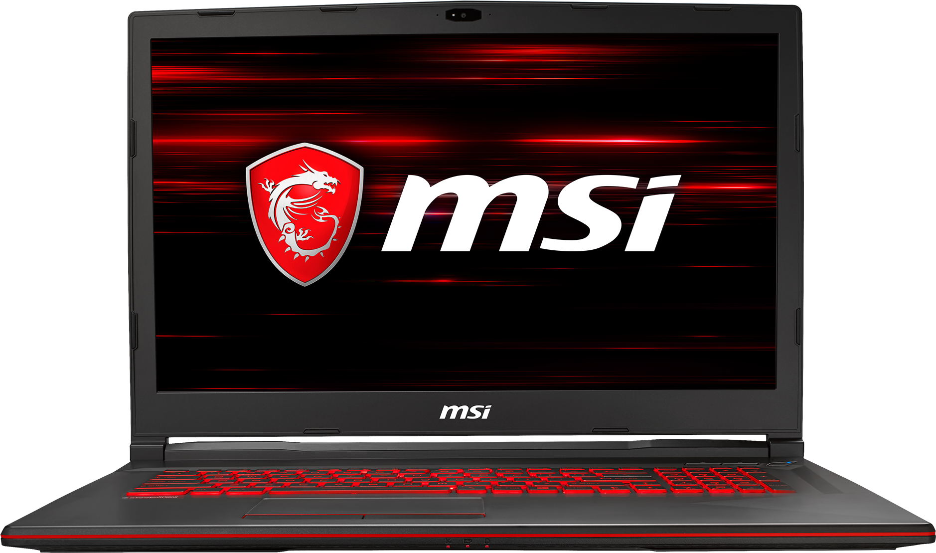 MSI Gaming Notebook GL73 8SD-213DE schwarz/rot (0017C7-213) Gaming Notebook, 17,3 Zoll, Full-HD, Intel® Core™ i7-8750H Prozessor
(9 MB Cache, bis zu 4.10 GHz), 16 GB, 256 GB SSD + 1 TB HDD