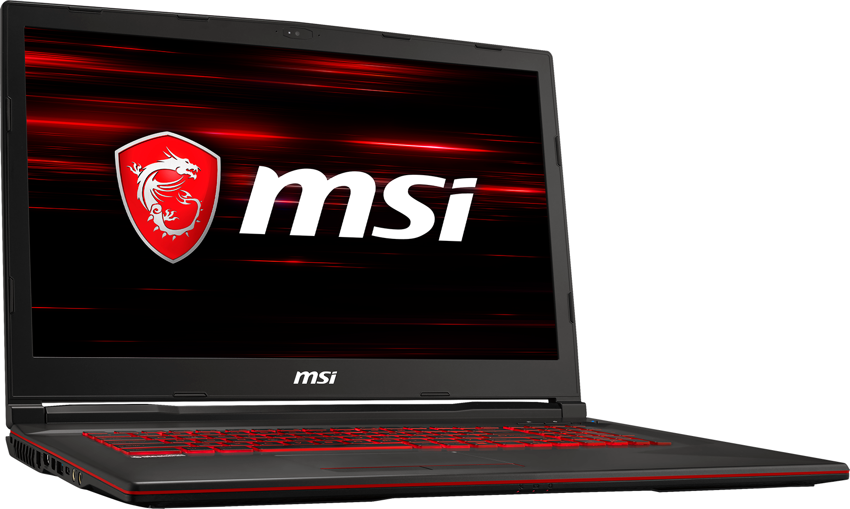 MSI Gaming Notebook GL73 8SD-213DE schwarz/rot (0017C7-213) Gaming Notebook, 17,3 Zoll, Full-HD, Intel® Core™ i7-8750H Prozessor
(9 MB Cache, bis zu 4.10 GHz), 16 GB, 256 GB SSD + 1 TB HDD