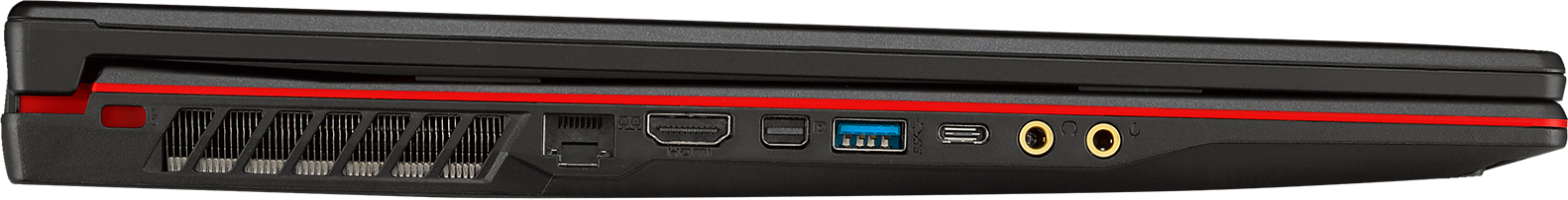 MSI Gaming Notebook GL73 8SD-213DE schwarz/rot (0017C7-213) Gaming Notebook, 17,3 Zoll, Full-HD, Intel® Core™ i7-8750H Prozessor
(9 MB Cache, bis zu 4.10 GHz), 16 GB, 256 GB SSD + 1 TB HDD