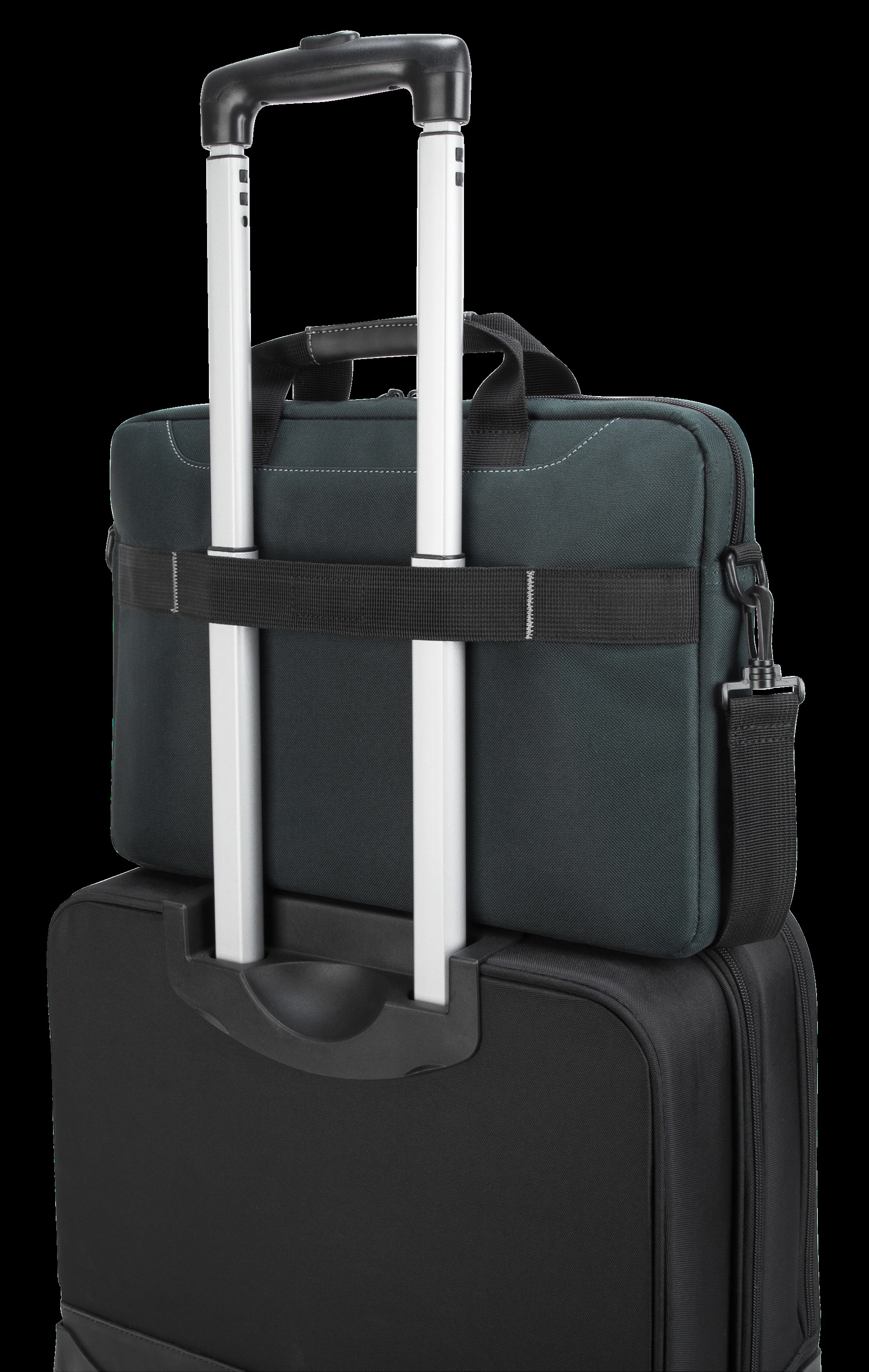 TARGUS Geolite Essential 17.3" Notebooktasche Umhängetasche für Universal Polyurethan/Nylon, Dunkles Petrol