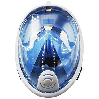 Máscara Snorkel - SK8 Aqua, Con soporte para cámara deportiva, Talla S/M, Azul