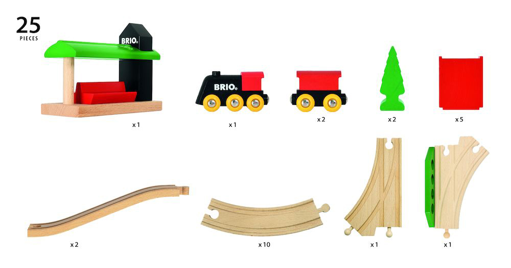 BRIO Classic Deluxe-Set Spielset Mehrfarbig