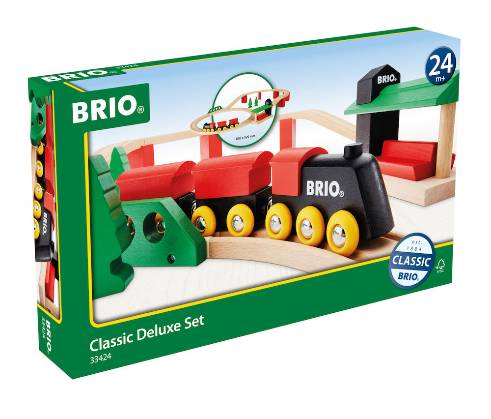 BRIO Classic Deluxe-Set Spielset Mehrfarbig