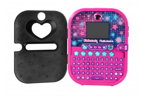 VTECH Kidisecrets Selfie Music black elektronisches Tagebuch, Schwarz/Pink