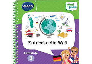 VTECH Lernstufe 3 - Entdecke die Welt Lernbuch, Mehrfarbig