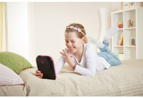 VTECH Kidisecrets Selfie Music black elektronisches Tagebuch, Schwarz/Pink
