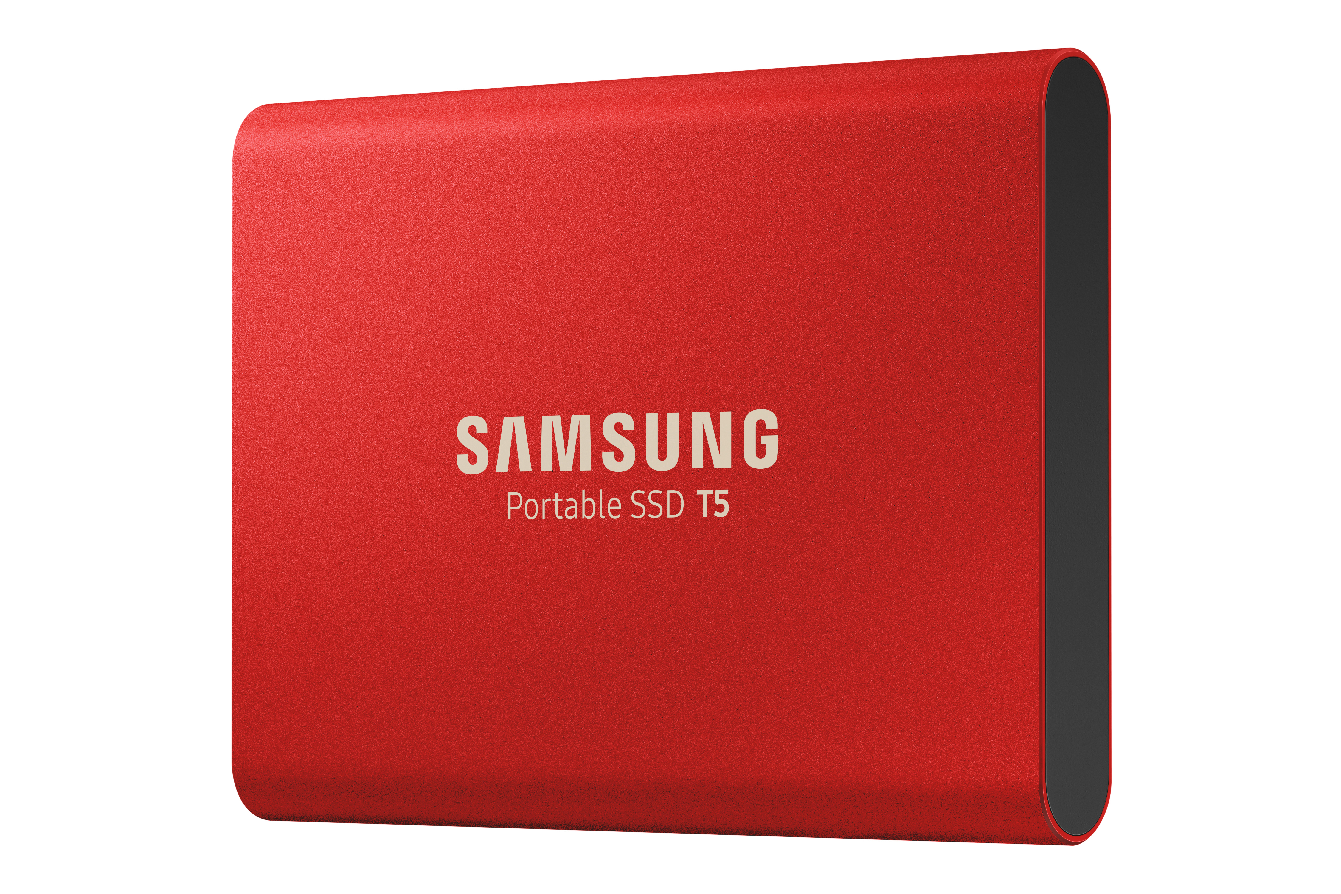 SAMSUNG Portable SSD T5 Festplatte, 1 TB SSD, 2,5 Zoll, extern, Rot