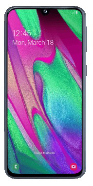 SAMSUNG Galaxy A40 Enterprise Edition 64 GB Black Dual SIM