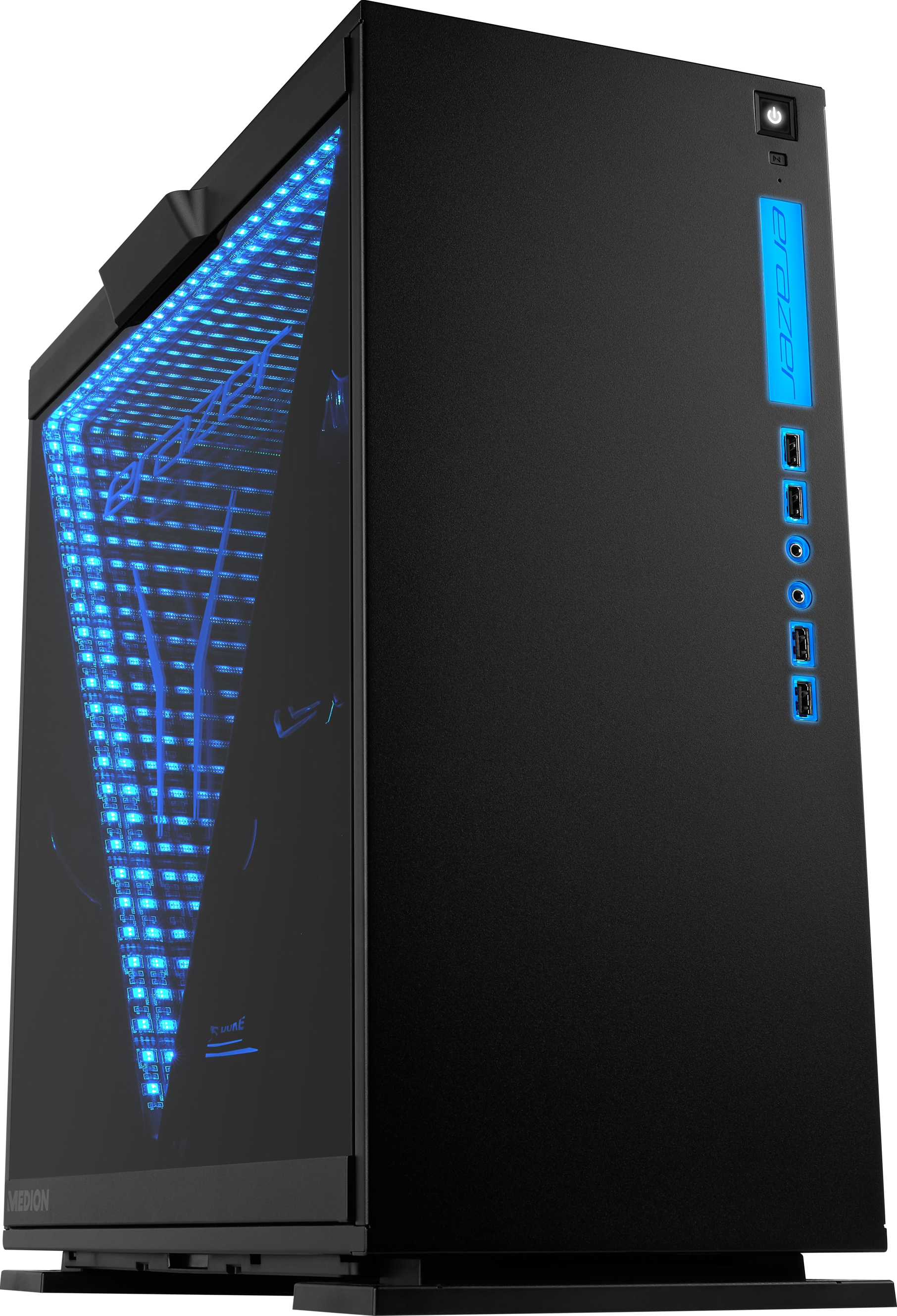 MEDION ERAZER® X87014 - Gaming PC,  , 4 TB HDD + 512 GB SSD, 16 GB RAM,   (11 GB, GDDR6), Schwarz