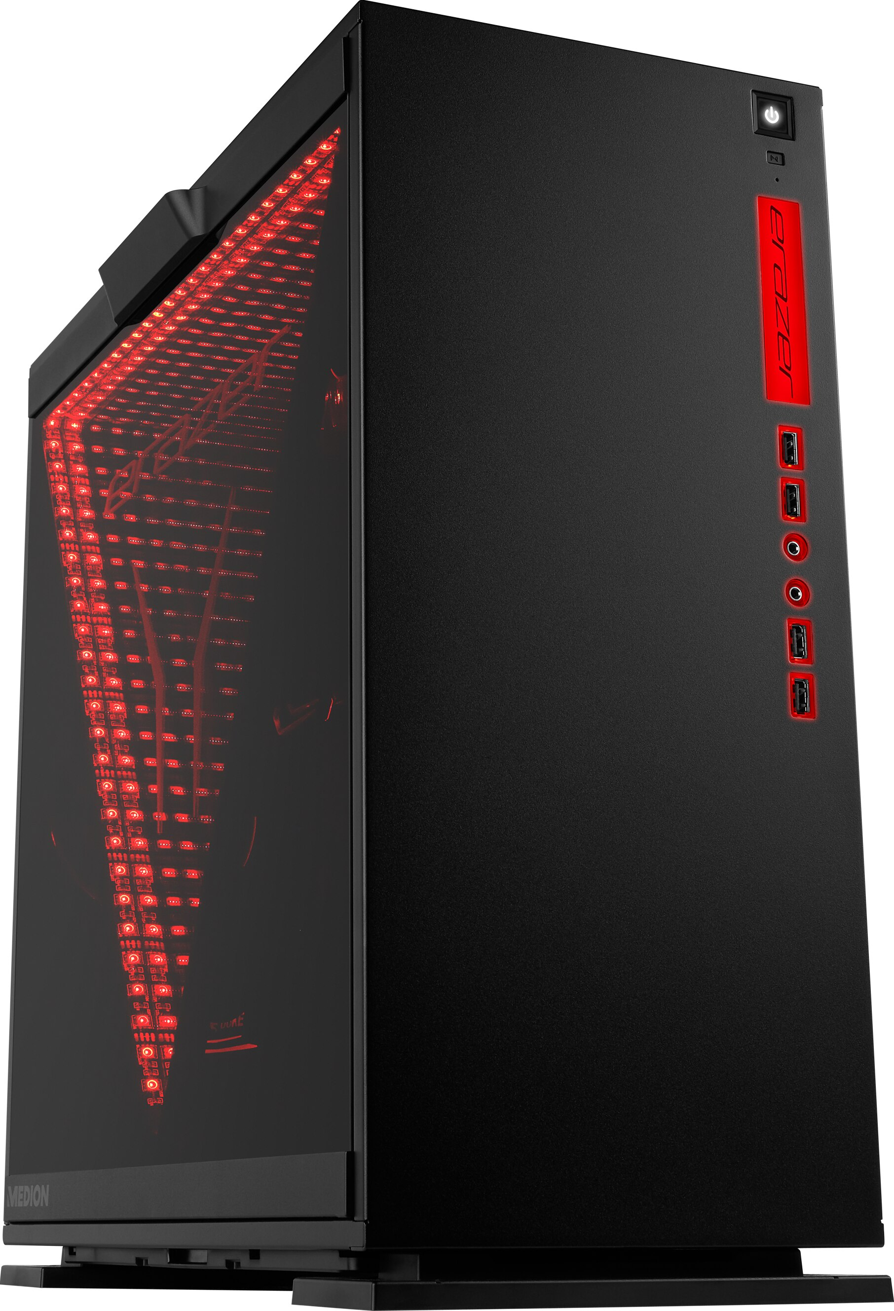 MEDION ERAZER® X87014 - Gaming PC,  , 4 TB HDD + 512 GB SSD, 16 GB RAM,   (11 GB, GDDR6), Schwarz